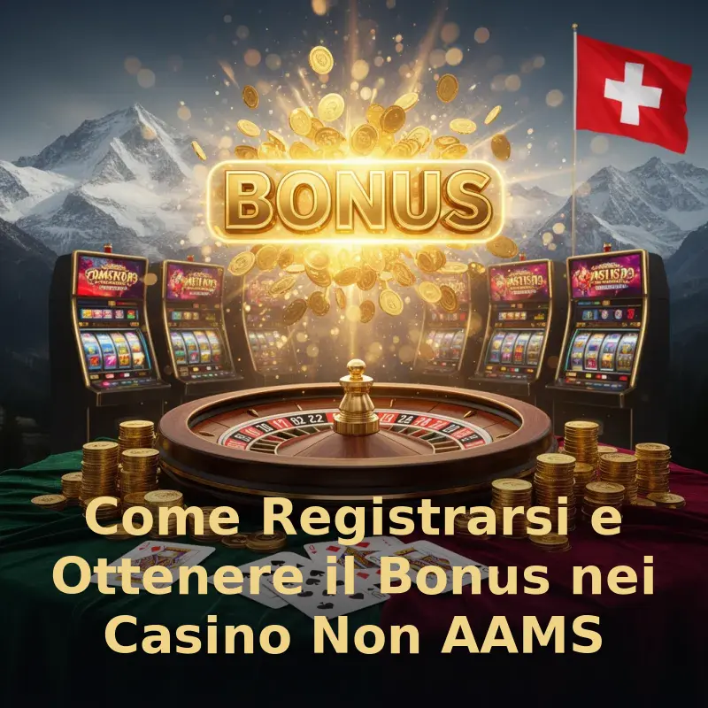 Come Registrarsi e Ottenere il Bonus nei Casino Non AAMS